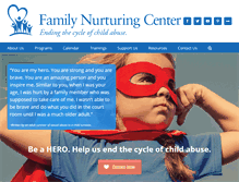 Tablet Screenshot of familynurture.org